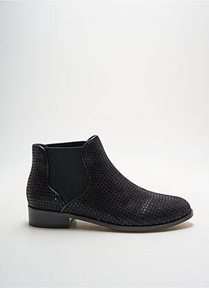 Botine/ghete țesătură satinată toc plat până la 3 cm negru MELLOW YELLOW femeie