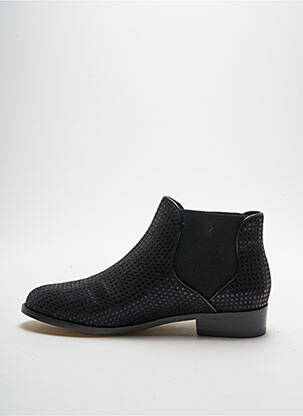 Botine/ghete țesătură satinată toc plat până la 3 cm negru MELLOW YELLOW femeie