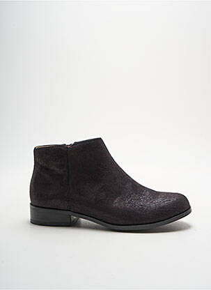 Botine/ghete țesătură satinată toc plat până la 3 cm negru MELLOW YELLOW femeie