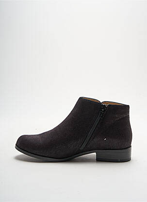 Botine/ghete țesătură satinată toc plat până la 3 cm negru MELLOW YELLOW femeie