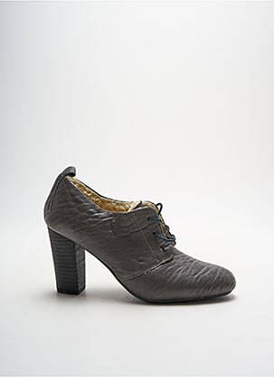 Botine/ghete umplută toc de 7 la 9 cm gri MELLOW YELLOW femeie