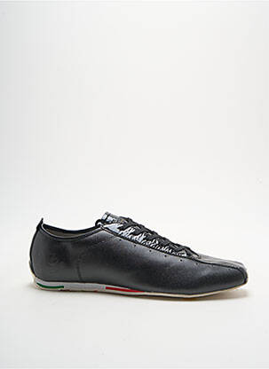 Adidași material neted vârf rotund negru FREDDY bărbat