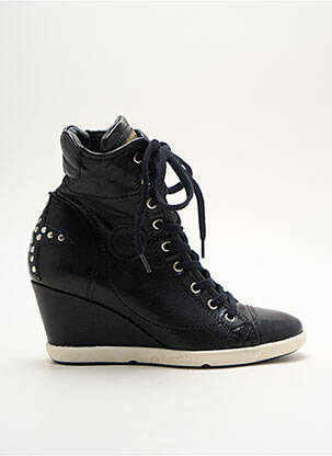 Adidași toc platformă toc de 4 la 6 cm negru PATAUGAS femeie
