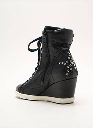 Adidași toc platformă toc de 4 la 6 cm negru PATAUGAS femeie