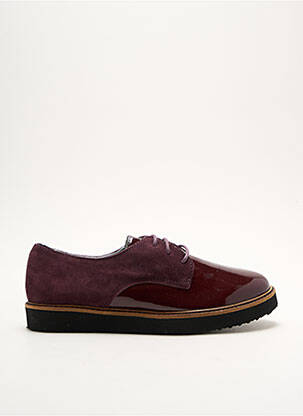 Derby-uri material neted toc plat până la 3 cm violet IPPON VINTAGE femeie