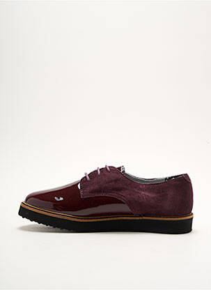 Derby-uri material neted toc plat până la 3 cm violet IPPON VINTAGE femeie