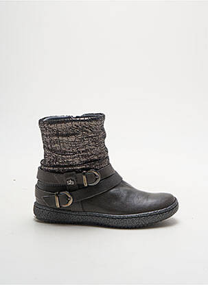 Botine/Ghete argintiu STONES AND BONES fată