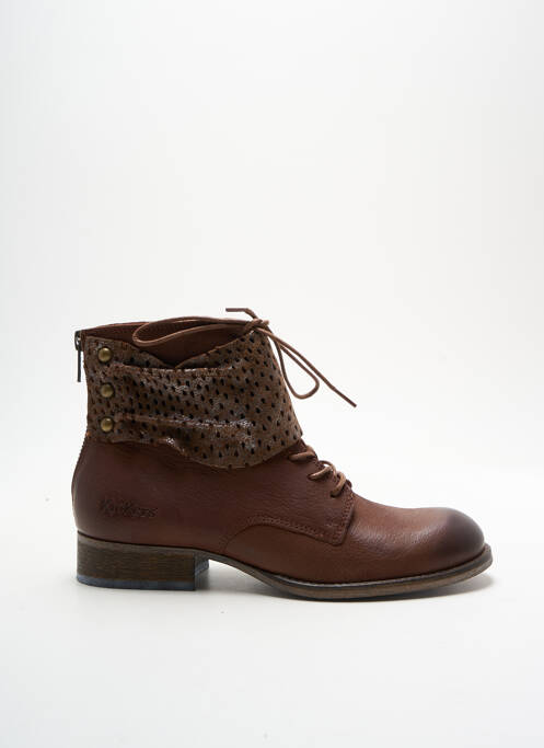 Botine/Ghete maro KICKERS femeie
