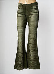 Pantalon evazat mărime normală mărime normală verde BE YOU K femeie