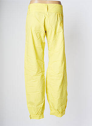 Pantalon drept țesătură poplin mărime normală galben BE YOU K femeie