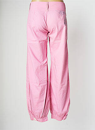 Pantalon drept țesătură poplin mărime normală roz BE YOU K femeie