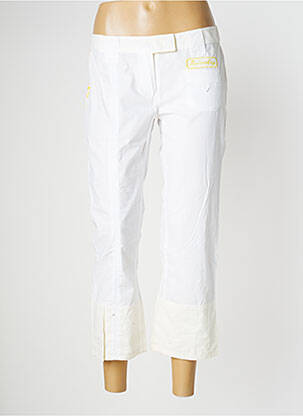 Pantalon trei sferturi croială dreaptă mărime normală galben BE YOU K femeie
