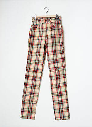 Pantalon slim elasticitate mărime normală bej CIMARRON femeie