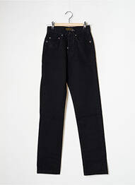 Pantalon slim țesătură poplin mărime normală negru REDWOOD femme