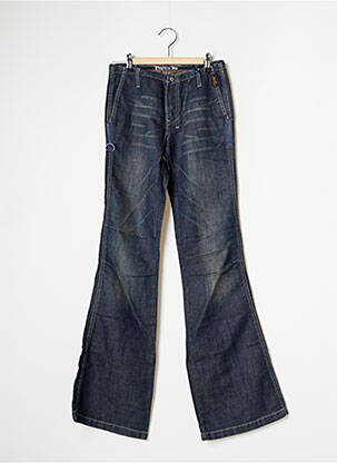 Blugi cu croială evazată albastru TEDDY SMITH femeie