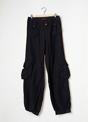 Pantalon cargo buzunare mărime normală negru BE YOU K femeie