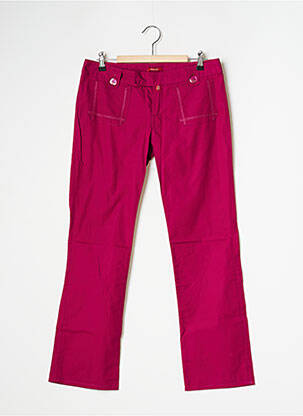 Pantalon drept țesătură poplin mărime normală violet BE YOU K femeie