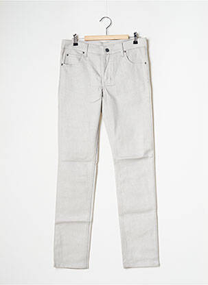 Pantalon slim țesătură poplin mărime normală gri CHEAP MONDAY femeie