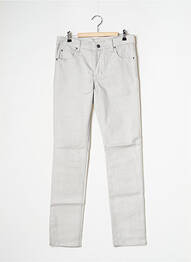 Pantalon slim țesătură poplin mărime normală gri CHEAP MONDAY femeie