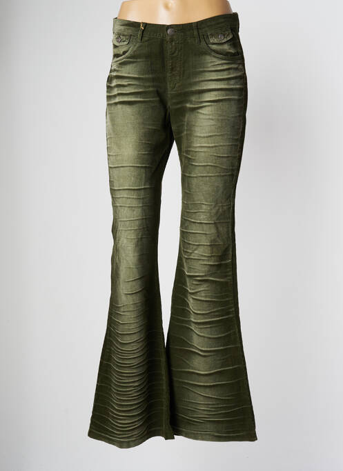 Pantalon evazat verde BE YOU K femeie