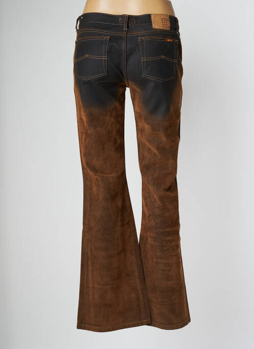 Blugi cu croială evazată maro CHEYENNE femeie