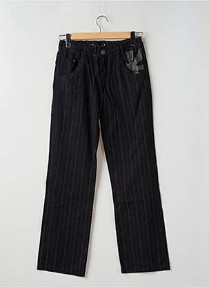 Pantalon drept țesătură poplin talie joasă negru BENCH femeie