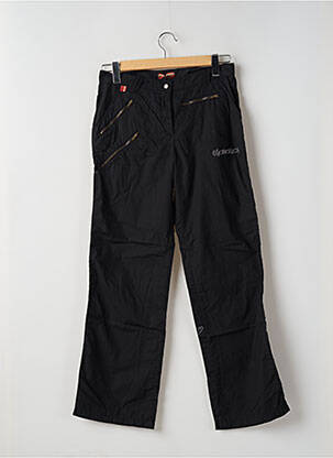 Pantalon drept țesătură poplin mărime normală negru DDP femeie