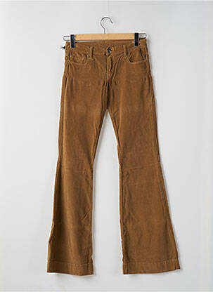 Pantalon evazat galben FIVE PM femeie