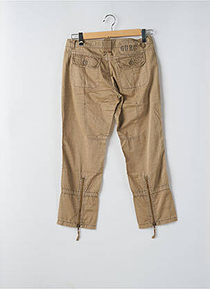 Pantalon 7/8 țesătură poplin mărime normală verde GURU femeie