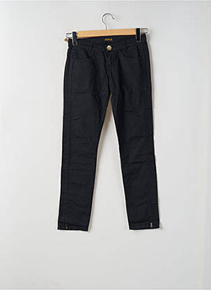 Pantalon 7/8 închidere cu fermoar sub clapetă cu nasturi talie joasă negru KILLAH femeie
