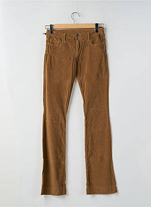 Pantalon slim talie joasă talie joasă galben FIVE PM femeie