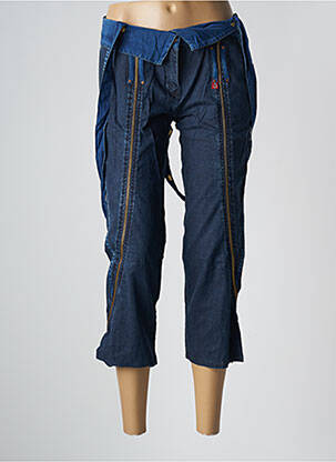 Pantalon trei sferturi albastru BE YOU K femeie