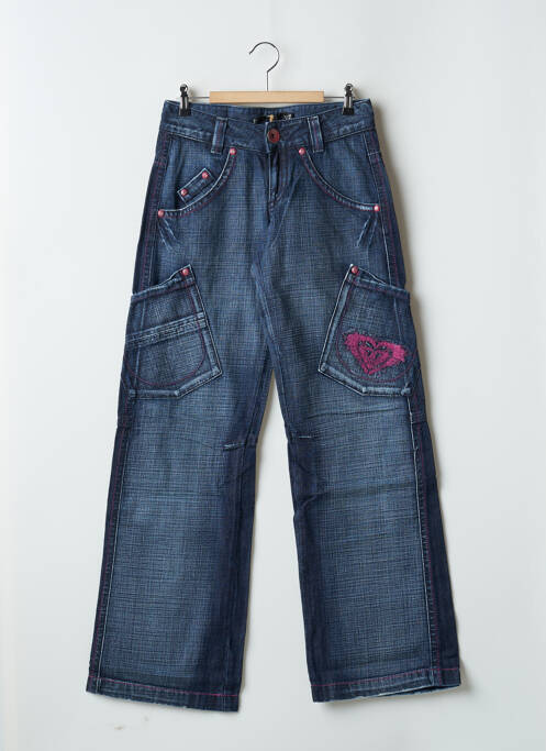 Blugi cu croială dreaptă albastru ROXY femeie