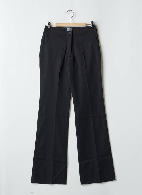 Pantalon drept negru TIM BARGEOT femeie