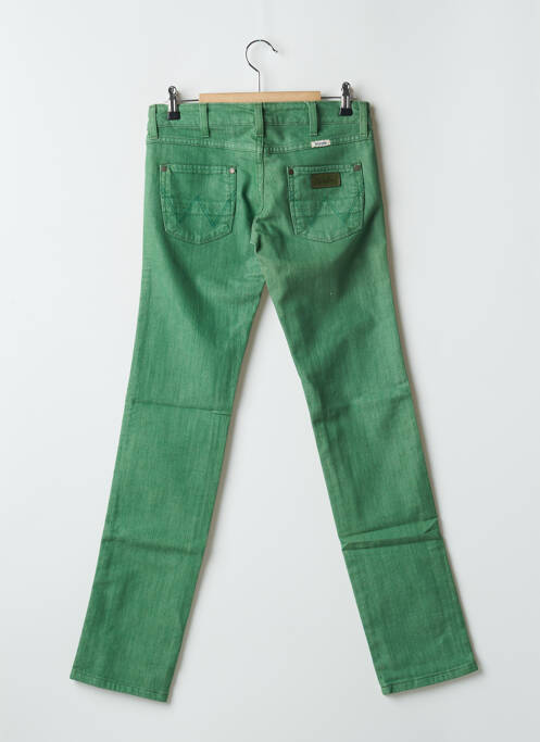 Blugi cu croială slim verde WRANGLER femeie