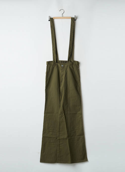 Pantalon evazat talie joasă talie joasă verde LA BRIGADA INTERNACIONAL femme