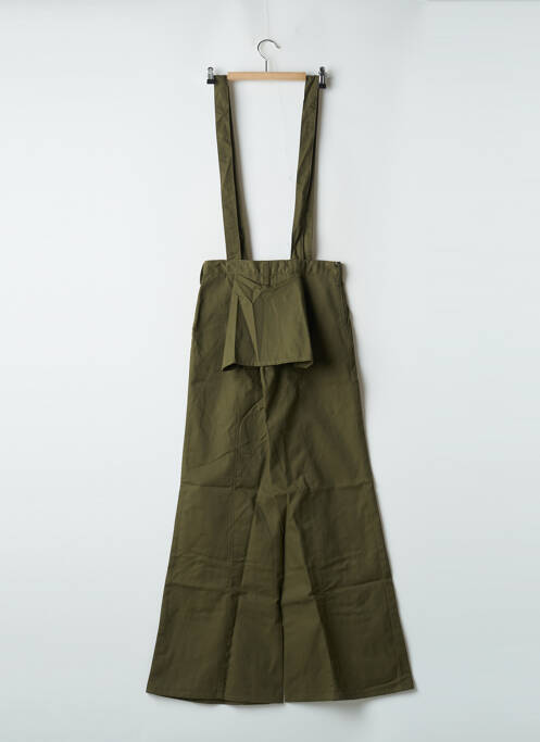 Pantalon evazat talie joasă talie joasă verde LA BRIGADA INTERNACIONAL femme