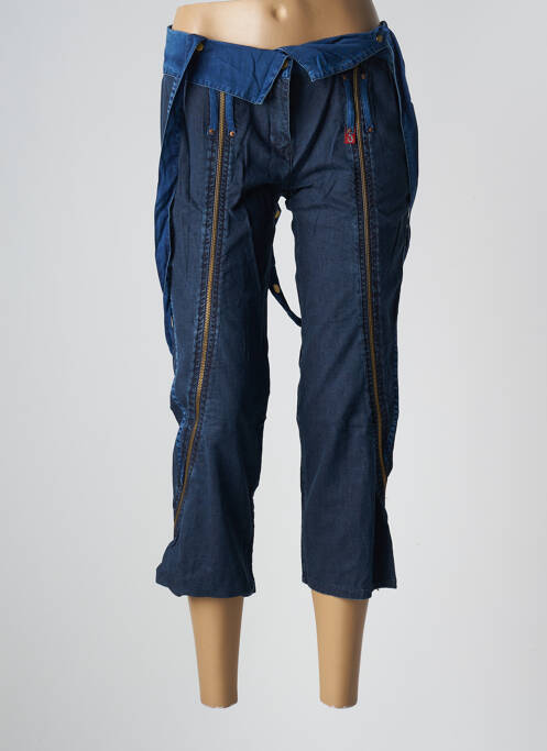 Pantalon trei sferturi albastru BE YOU K femeie