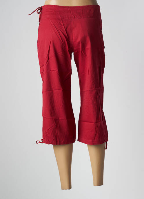 Pantalon trei sferturi roșu SESSUN femeie