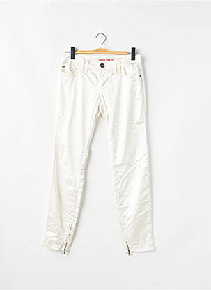 Pantalon slim talie joasă talie joasă alb MISS SIXTY femeie