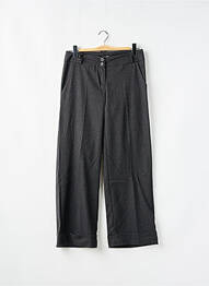 Pantalon drept țesătură crep talie joasă gri PAKO LITTO femme