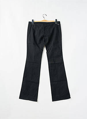 Pantalon evazat elasticitate talie joasă negru PHARD femeie