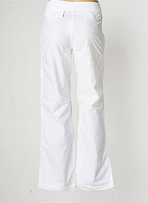 Pantalon drept țesătură poplin mărime normală alb LADY SOUL femeie