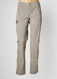 Pantalon cargo buzunare mărime normală gri LEON & HARPER femeie