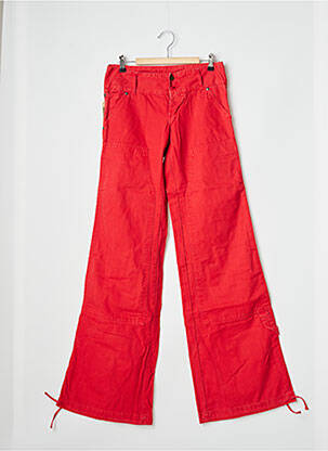 Blugi cu croială dreaptă roșu LOIS femeie