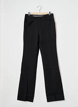 Pantalon chino țesătură poplin mărime normală negru LADY SOUL femeie
