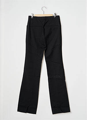 Pantalon chino țesătură poplin mărime normală negru LADY SOUL femeie