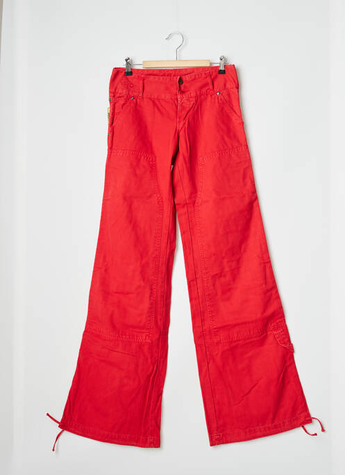 Blugi cu croială dreaptă roșu LOIS femeie