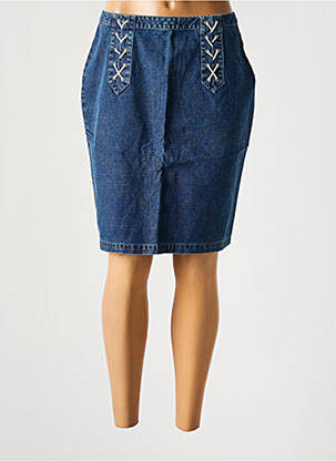 Fustă midi albastru TEDDY SMITH femeie