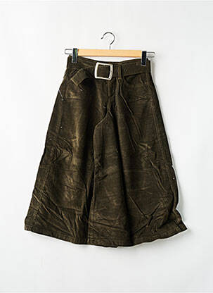 Pantalon trei sferturi verde SCHOOL RAG femeie